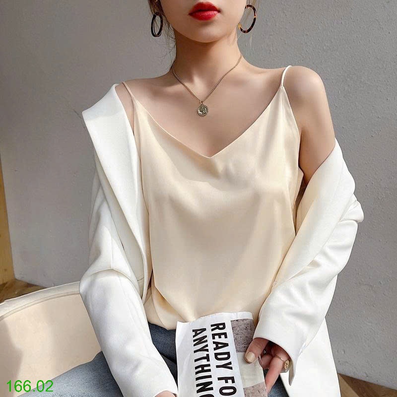25HA166.02 - ÁO 2 DÂY CỔ V CHO NỮ