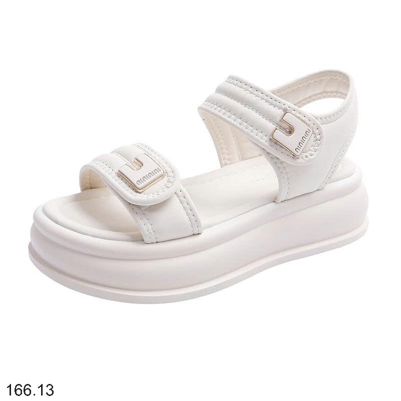 25HA166.13 - SANDAL QUAI NGANG ĐỘN ĐẾ CHO NỮ