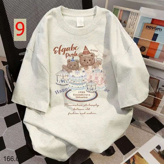25HA166.06 - ÁO PHÔNG COTTON NỮ