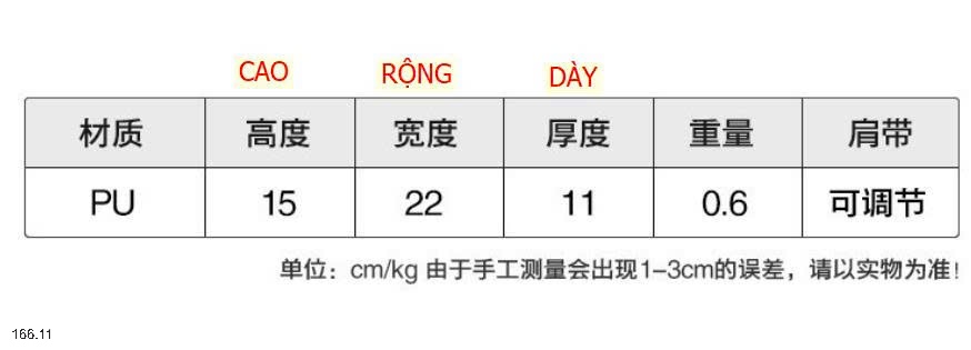 25HA166.11 - TÚI XÁCH KHÓA HÌNH MÓNG NGỰA