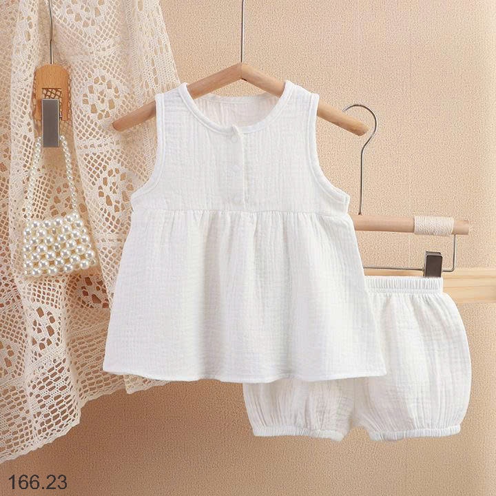 25HA166.23 - BỘ BA LỖ XÔ MUSLIN CHO BÉ