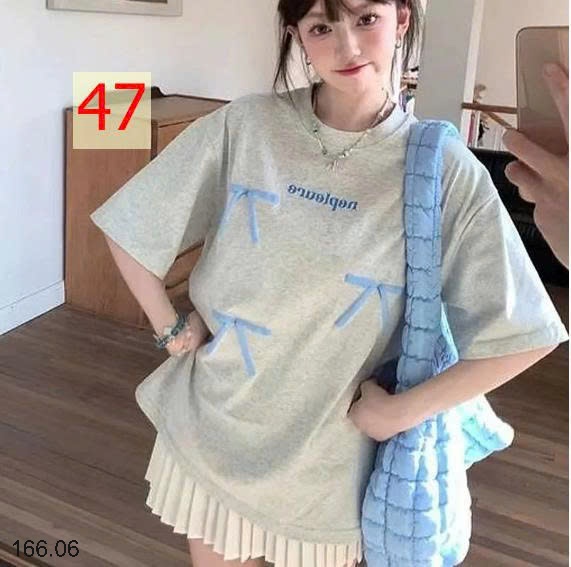 25HA166.06 - ÁO PHÔNG COTTON NỮ