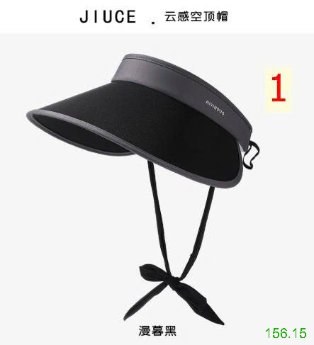 25HA156.15 - MŨ CHỐNG NẮNG NỬA ĐẦU CÓ DÂY BUỘC NHÀ JIUCE