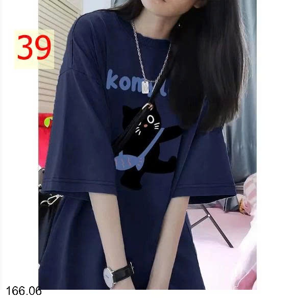25HA166.06 - ÁO PHÔNG COTTON NỮ