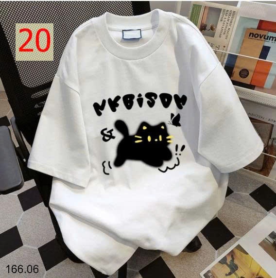 25HA166.06 - ÁO PHÔNG COTTON NỮ