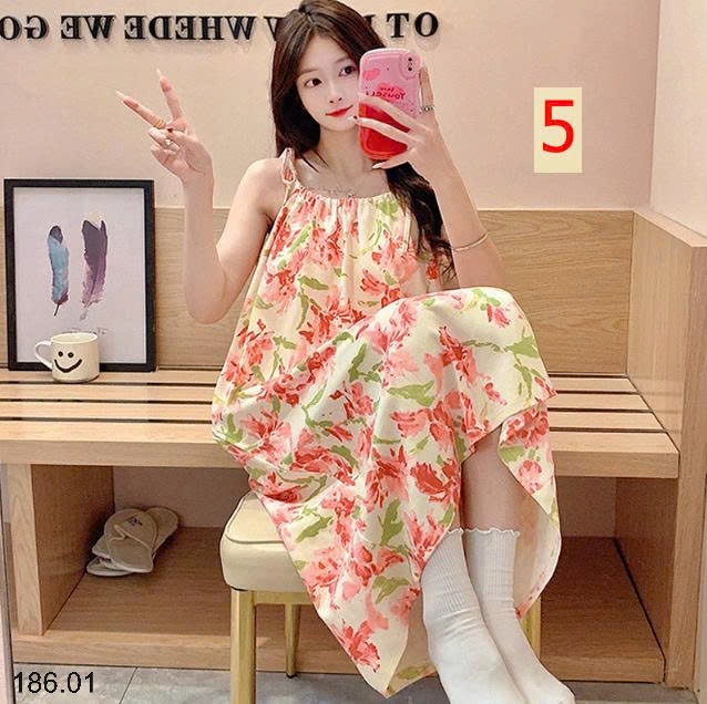 25HA186.01 - VÁY HAI DÂY CHO NỮ