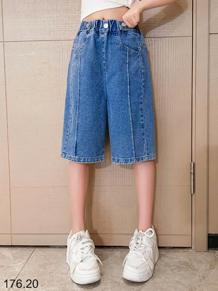 25HA176.20 -QUẦN SHORT JEAN BÉ GÁI SIZE ĐẠI