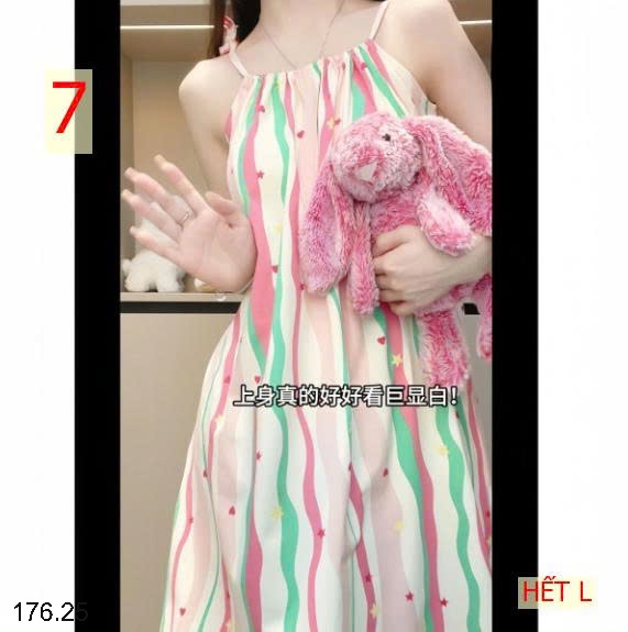 25HA176.25 - VÁY HAI DÂY KÈM ĐỆM NGỰC CHO NỮ