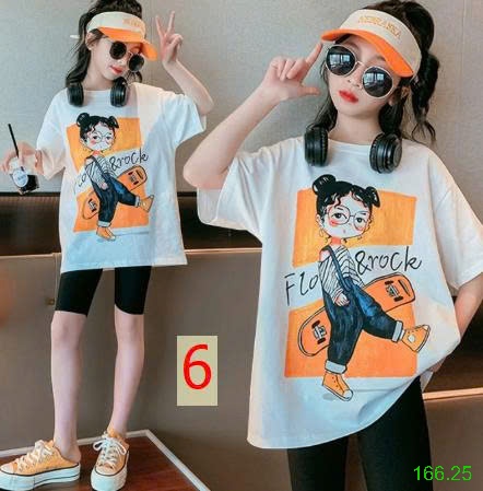 25HA166.25 - SET 2ÁO PHÔNG COTTON BÉ GÁI SIZE ĐẠI
