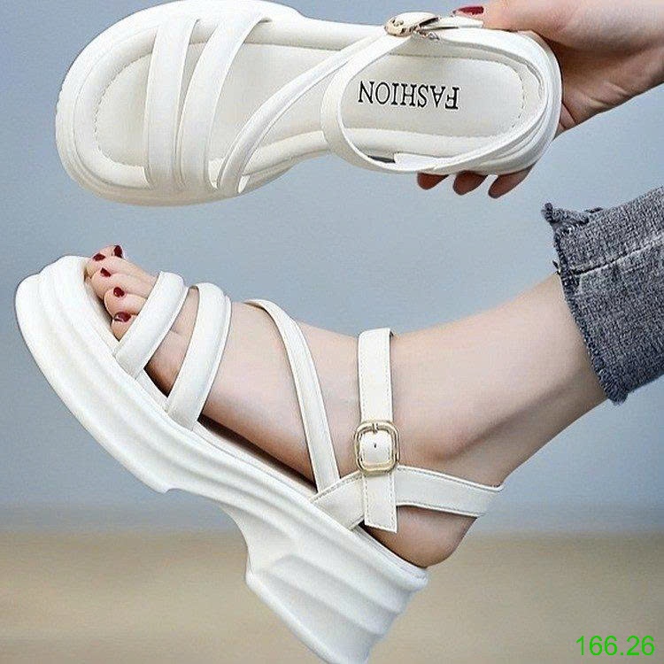 25HA166.26 - SANDAL DÂY MẢNH ĐẾ CAO CHO NỮ