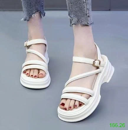 25HA166.26 - SANDAL DÂY MẢNH ĐẾ CAO CHO NỮ