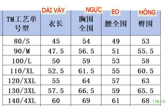 25HA176.10 - SET VÁY BƠI BÁNH BÈO KÈM MŨ BÉ GÁI
