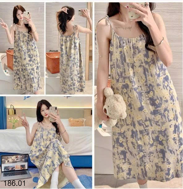 25HA186.01 - VÁY HAI DÂY CHO NỮ