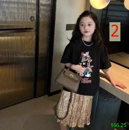 25HA166.25 - SET 2ÁO PHÔNG COTTON BÉ GÁI SIZE ĐẠI