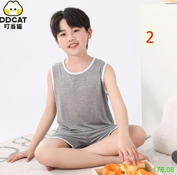 25HA176.08 - BỘ SÁT NÁCH THUN LẠNH DDCAT CHO BÉ