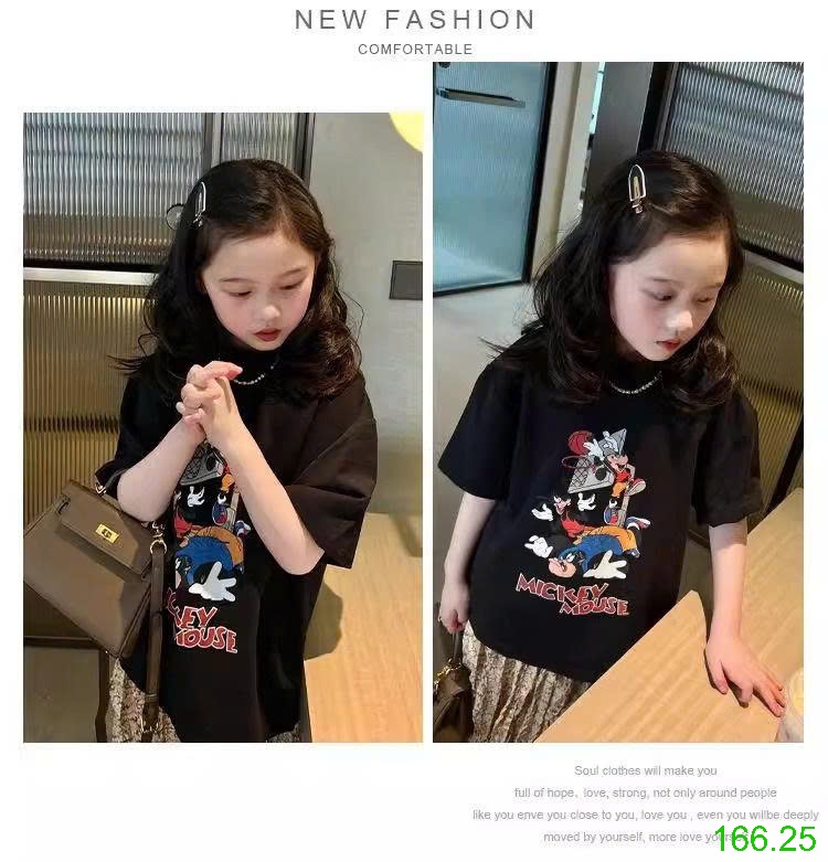 25HA166.25 - SET 2ÁO PHÔNG COTTON BÉ GÁI SIZE ĐẠI