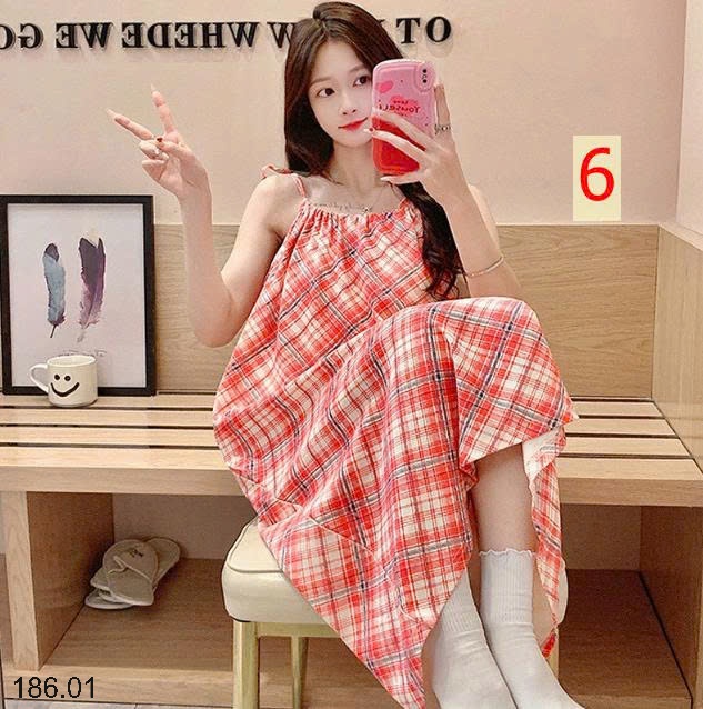 25HA186.01 - VÁY HAI DÂY CHO NỮ