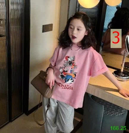 25HA166.25 - SET 2ÁO PHÔNG COTTON BÉ GÁI SIZE ĐẠI
