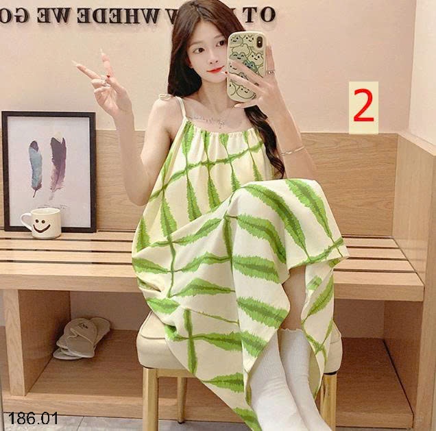 25HA186.01 - VÁY HAI DÂY CHO NỮ