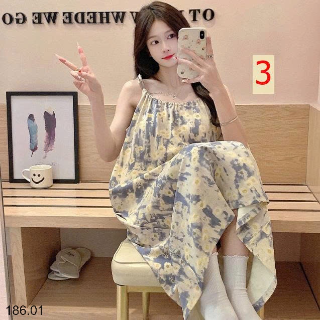 25HA186.01 - VÁY HAI DÂY CHO NỮ
