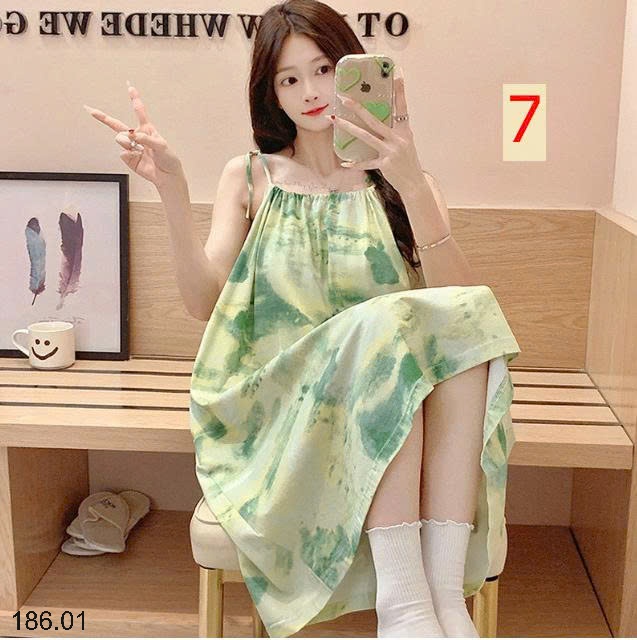 25HA186.01 - VÁY HAI DÂY CHO NỮ
