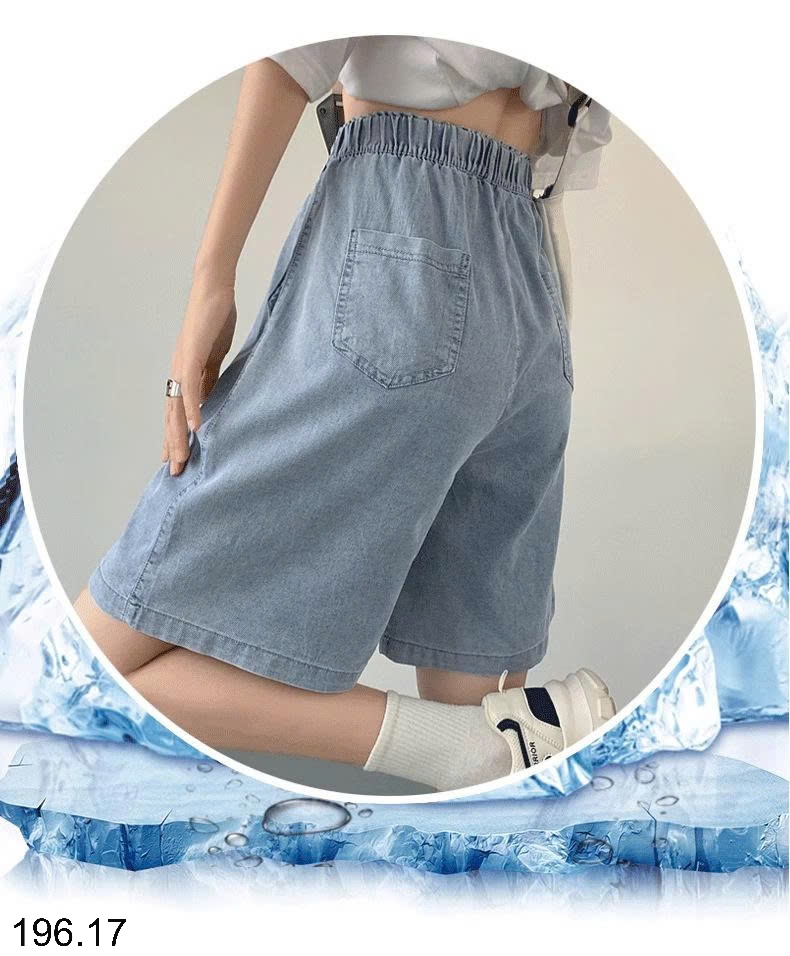 25HA196.17 - QUẦN SHORT DEMIN TENCEL CHO NỮ