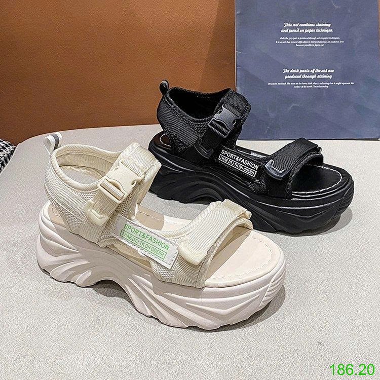 25HA186.20 - SANDAL NỮ THỂ THAO ĐẾ CAO