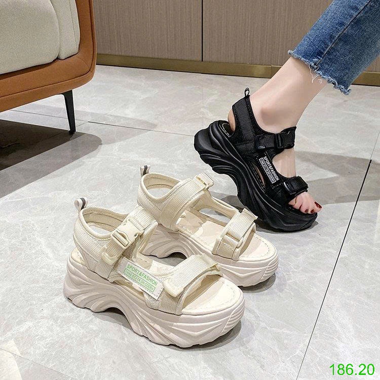 25HA186.20 - SANDAL NỮ THỂ THAO ĐẾ CAO