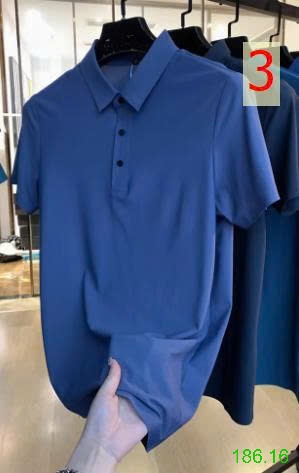 25HA186.16 - ÁO POLO LỤA BĂNG TRƠN MÀU NAM INBLUE