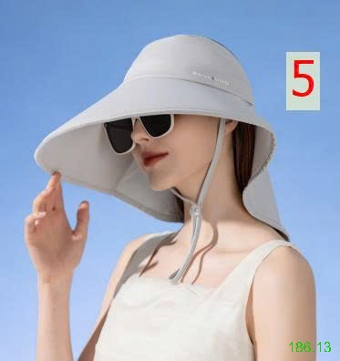 25HA186.13 - MŨ CHỐNG NẮNG HỞ ĐẦU TRÙM GÁY CHO NỮ