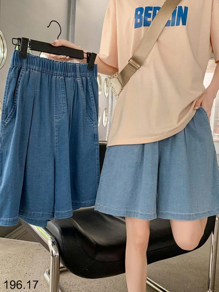 25HA196.17 - QUẦN SHORT DEMIN TENCEL CHO NỮ