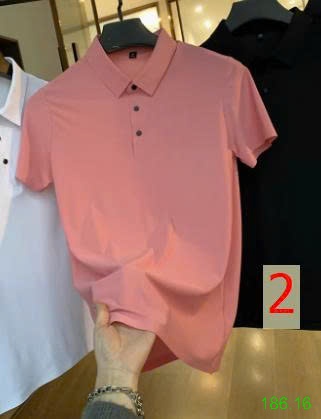 25HA186.16 - ÁO POLO LỤA BĂNG TRƠN MÀU NAM INBLUE