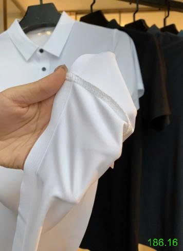 25HA186.16 - ÁO POLO LỤA BĂNG TRƠN MÀU NAM INBLUE