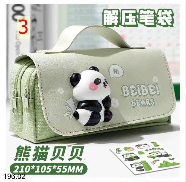 25HA196.02 - TÚI ĐỰNG BÚT HOẠT HÌNH CHO BÉ