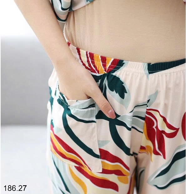 25HA186.27 - BỘ LANH LỤA TRUNG NIÊN CHO MẸ
