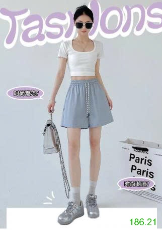 25HA186.21 - QUẦN SHORT THỂ THAO NHANH KHÔ CHO NỮ