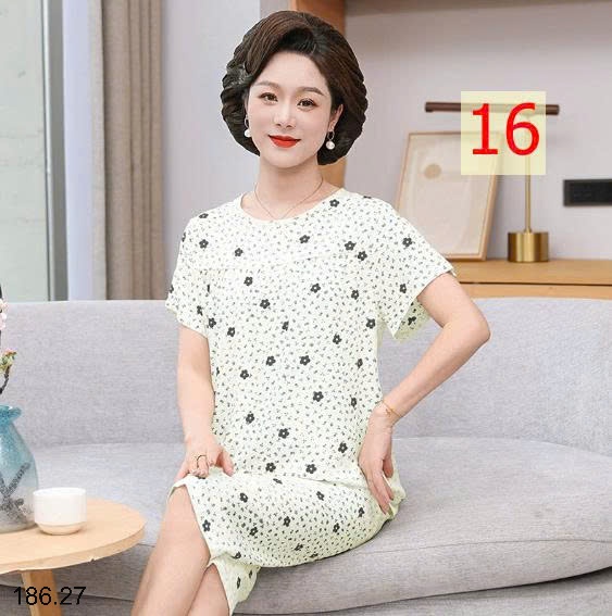 25HA186.27 - BỘ LANH LỤA TRUNG NIÊN CHO MẸ