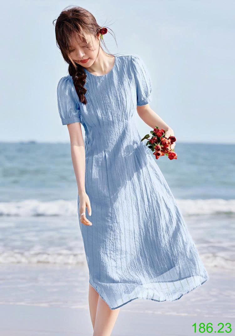 25HA186.23 - ĐẦM TENCEL NHẸ NHÀNG CHO NỮ