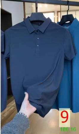 25HA186.16 - ÁO POLO LỤA BĂNG TRƠN MÀU NAM INBLUE
