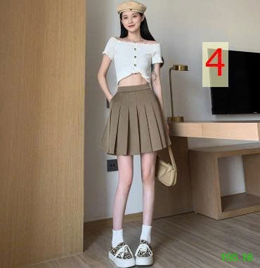 25HA196.18 - CHÂN VÁY XẾP LY NỮ
