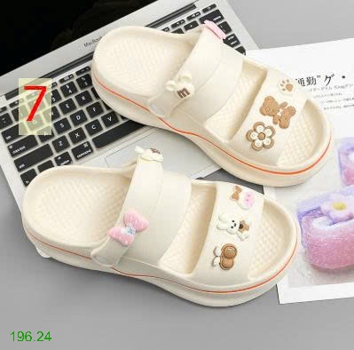 25HA196.24 - DÉP SANDAL ĐẾ DÀY
