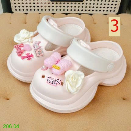 25HA206.04 - SỤC EVA ĐẾ CAO ĐÍNH HOA CHO BÉ