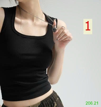 25HA206.21 - ÁO BA LỖ CỔ VUÔNG NỮ