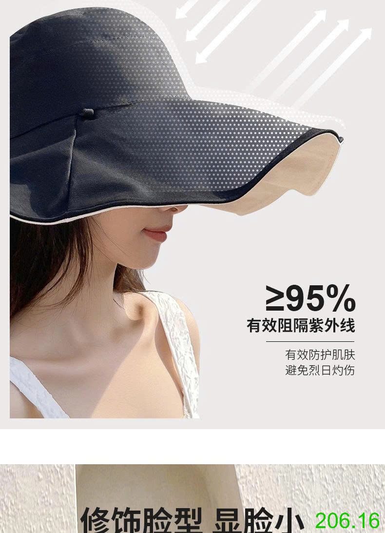 25HA206.16 - MŨ CHỐNG NẮNG VÀNH RỘNG NỮ