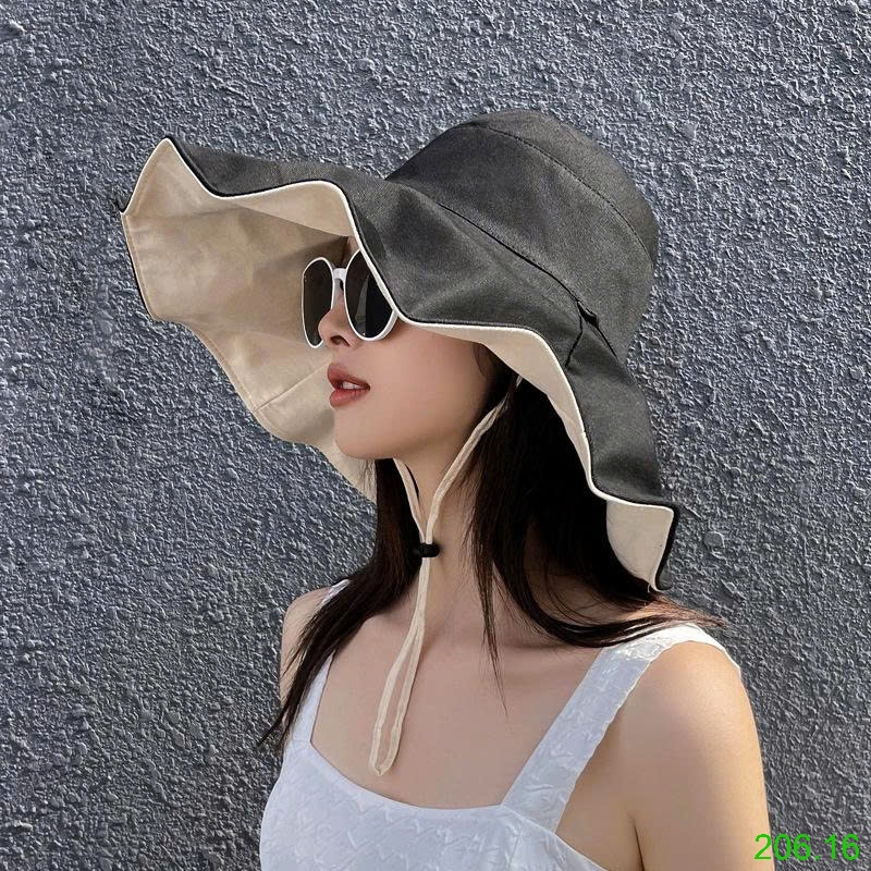 25HA206.16 - MŨ CHỐNG NẮNG VÀNH RỘNG NỮ