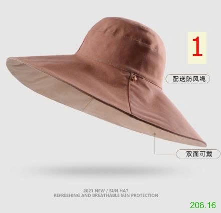 25HA206.16 - MŨ CHỐNG NẮNG VÀNH RỘNG NỮ