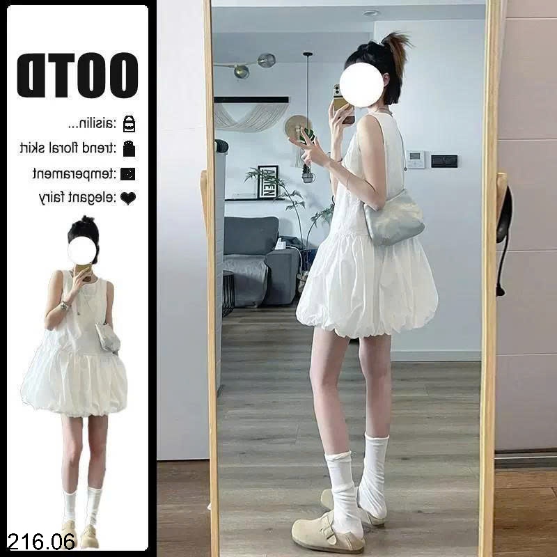 25HA216.06 - VÁY SÁT NÁCH DÁNG BÍ CHO NỮ