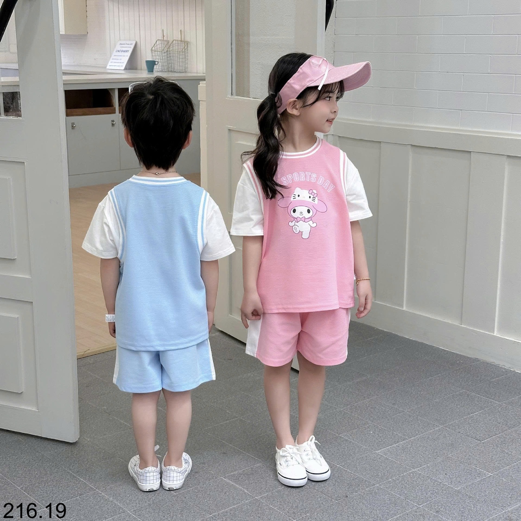 25HA216.19 - BỘ TT GIÁP LĂNG HOẠT HÌNH CHO BÉ MOMO MOKOO
