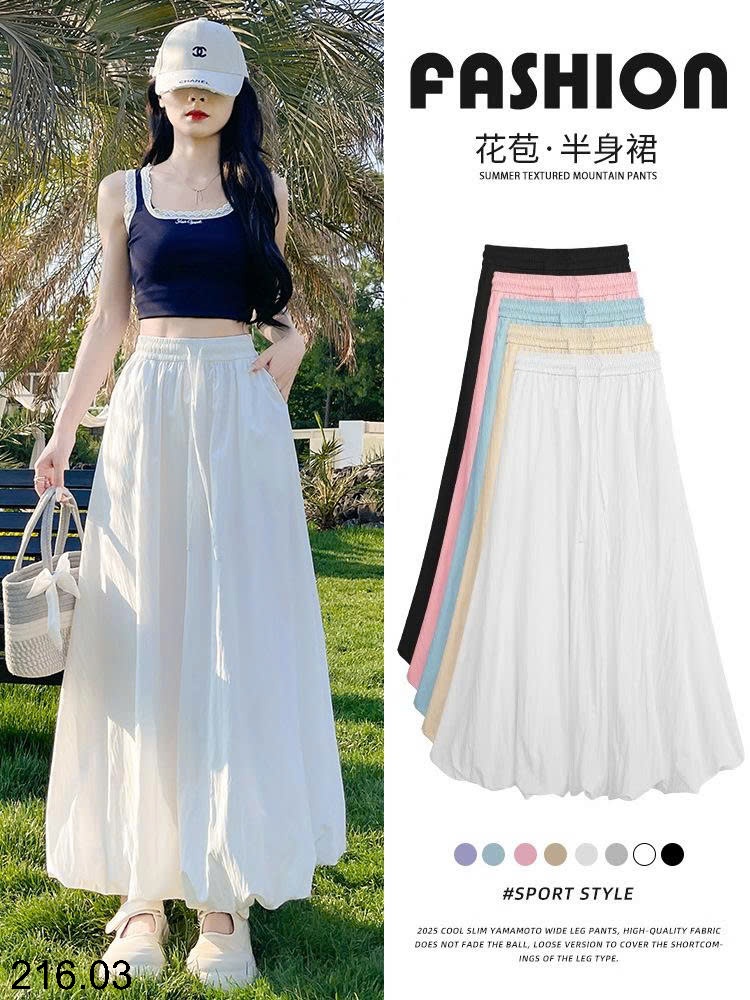 25HA216.03 - VÁY CHỮ A DÁNG DÀI CHO NỮ