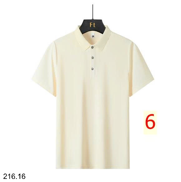 25HA216.16 - ÁO POLO NAM TRƠN MÀU